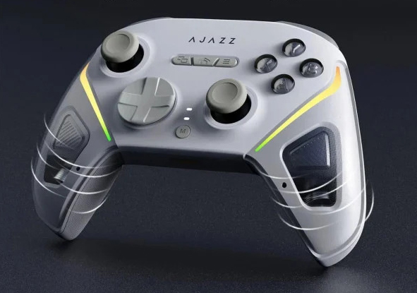 Беспроводной геймпад Ajazz GP100 Set 1000 Гц с механическими кнопками и триггерами Холла